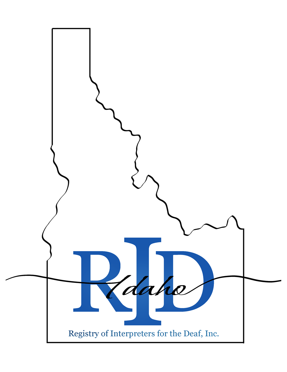 Idaho Registry of Interpreters for the Deaf logo